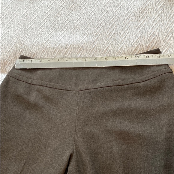 Simon Chang Women's Brown Suit Blazer and Wide Leg Trouser Dress Pant Minimalist - Picture 6 of 16